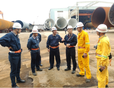 黃埔文沖公司總經理羅兵帶隊到中山基地開展節前安全大檢查